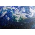 CANVAS PRINT PLANET EARTH - PICTURES OF SPACE AND STARS - PICTURES