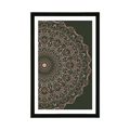 POSTER WITH MOUNT MANDALA IN VINTAGE STYLE - FENG SHUI - POSTERS