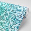 SELF ADHESIVE WALLPAPER BLUE-GREEN MANDALA - SELF-ADHESIVE WALLPAPERS - WALLPAPERS