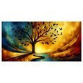 OBRAZ MAJESTÁTNÍ STROM ŽIVOTA S PTÁKY - OBRAZY STROMY ŽIVOTA - OBRAZY