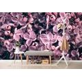 SELF ADHESIVE WALL MURAL PURPLE LILAC FLOWERS - SELF-ADHESIVE WALLPAPERS - WALLPAPERS