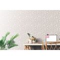 SELF ADHESIVE WALLPAPER FOLKLORE THEME IN BROWN DESIGN - SELF-ADHESIVE WALLPAPERS - WALLPAPERS