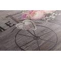CANVAS PRINT OF BEAUTIFUL FLOWERS IN A VINTAGE VASE WITH AN INSCRIPTION - PICTURES WITH INSCRIPTIONS AND QUOTES - PICTURES