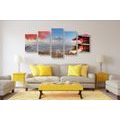 5-PIECE CANVAS PRINT AUTUMN IN JAPAN - PICTURES OF CITIES - PICTURES