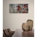 CANVAS PRINT FLOWERS WITH PEARLS - PICTURES FLOWERS - PICTURES