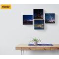 CANVAS PRINT SET MYSTERIOUS NATURE AT NIGHT - SET OF PICTURES - PICTURES