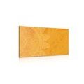 CANVAS PRINT ORANGE ARABESQUE ON AN ABSTRACT BACKGROUND - PICTURES FENG SHUI - PICTURES