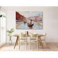 CANVAS PRINT VENETIAN GONDOLA - PICTURES OF CITIES - PICTURES