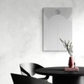 SLIKA MODERNA SIVA DUGA MID-CENTURY - APSTRAKTNE SLIKE - SLIKE