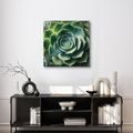 WANDBILD PERFEKTE SPIRALE DER SUKKULENTE - BOTANISCHE BILDER - BILDER