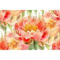 SELF ADHESIVE WALLPAPER RED PEONIES - SELF-ADHESIVE WALLPAPERS - WALLPAPERS