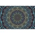 TAPETA ABSTRAKCYJNA MANDALA W VINTAGE STYLU - TAPETY FENG SHUI - TAPETY