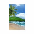 POSTER WUNDERSCHÖNER STRAND AUF DER SEYCHELLEN-INSEL - NATUR - POSTER