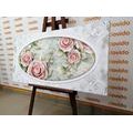 WANDBILD STEINROSEN - BILDER BLUMEN - BILDER