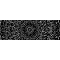 OBRAZ MANDALA VE VINTAGE STYLU V ČERNOBÍLÉM PROVEDENÍ - ČERNOBÍLÉ OBRAZY - OBRAZY