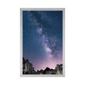 POSTER STARRY SKY ABOVE THE ROCKS - UNIVERSE AND STARS - POSTERS