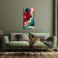 OBRAZ MODERNÍ KOMPOZICE BAREV - OBRAZY ABSTRAKTNÍ TVARY - OBRAZY