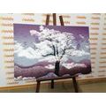 CANVAS PRINT TREE ENGULFED BY CLOUDS - PICTURES OF NATURE AND LANDSCAPE{% if product.category.pathNames[0] != product.category.name %} - PICTURES{% endif %}