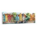 SLIKA POVIJESNE KUĆE UZ MOST - ŠARENE KUĆE - SLIKE