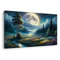 OBRAZ MAGICKÉ ÚDOLÍ PŘI SVITU MĚSÍCE - OBRAZY - TOTÁLNÍ VÝPRODEJ 🔥