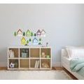 DECORATIVE WALL STICKERS BRIGHTLY COLORED HOUSES - FOR CHILDREN{% if product.category.pathNames[0] != product.category.name %} - STICKERS{% endif %}