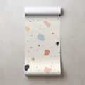 FOTÓTAPÉTA PASZTELL TERRAZZO FORMÁK - TAPÉTÁK GYEREKEKNEK - TAPÉTÁK