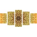 5-PIECE CANVAS PRINT UNIQUE ETHNIC ORNAMENT - PICTURES FENG SHUI - PICTURES