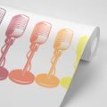 SELF ADHESIVE WALLPAPER SERIES OF MICROPHONES - SELF-ADHESIVE WALLPAPERS - WALLPAPERS