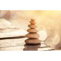 SELF ADHESIVE WALL MURAL STONE PYRAMID - SELF-ADHESIVE WALLPAPERS - WALLPAPERS