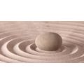 CANVAS PRINT MEDITATING STONE - PICTURES FENG SHUI - PICTURES