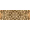 CANVAS PRINT MANDALA WITH AN ANCIENT TOUCH - PICTURES FENG SHUI - PICTURES