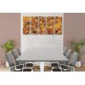 5-PIECE CANVAS PRINT ABSTRACTION INSPIRED BY G. KLIMT - ABSTRACT PICTURES - PICTURES