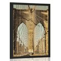 POSTER MANHATTAN BRIDGE IN NEW YORK - CITIES - POSTERS