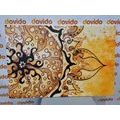 CANVAS PRINT MANDALA WITH A VINTAGE TOUCH - PICTURES FENG SHUI - PICTURES