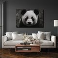 WANDBILD NIEDLICHER PANDA IN DER NATUR - BILDER TIERE - BILDER