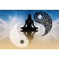 SELF ADHESIVE WALLPAPER YIN AND YANG YOGA - SELF-ADHESIVE WALLPAPERS - WALLPAPERS