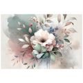 TAPETA PASTELOVÉ AKVARELOVÉ KVĚTY - TAPETY KVĚTINY - TAPETY