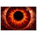 QUADRO SU TELA – OCCHIO DI FUOCO ROSSO - QUADRI HALLOWEEN E HORROR - STAMPE E QUADRI