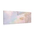 IMPRESSION SUR TOILE REFLET DE FEUILLES PASTEL - IMPRESSIONS SUR TOILE ARBRES ET FEUILLES - IMPRESSION SUR TOILE