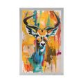 PLAKAT ANTILOPE POPUT SLIKE NA PLATNU - JELENI - PLAKATI