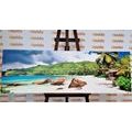 CANVAS PRINT TROPICAL SEYCHELLES - PICTURES OF NATURE AND LANDSCAPE - PICTURES