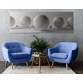 CANVAS PRINT GREY ORBS - ABSTRACT PICTURES - PICTURES