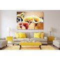 CANVAS PRINT ELEGANT CALLA FLOWERS - ABSTRACT PICTURES - PICTURES