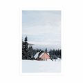 POSTER COTTAGE IN SNOWY NATURE - NATURE - POSTERS