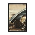 POSTER HISTORISCHE FEDER UND PERGAMENT - VINTAGE UND RETRO - POSTER