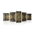 5-PIECE CANVAS PRINT ORIENTAL MOSAIC - ABSTRACT PICTURES - PICTURES