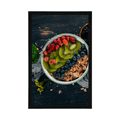 POSTER TASTY MUESLI - WITH A KITCHEN MOTIF - POSTERS