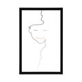 POSTER MINIMALIST FACE OF A WOMAN - MOTIFS FROM OUR WORKSHOP - POSTERS