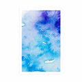 POSTER BLUE-PURPLE ABSTRACT ART - ABSTRACT AND PATTERNED - POSTERS