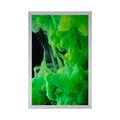 POSTER GREEN FLOWING COLORS - ABSTRACT AND PATTERNED - POSTERS